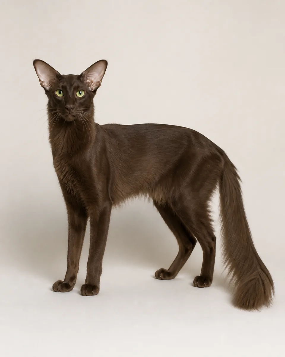 Oriental Longhair: полный рост, студийная серия