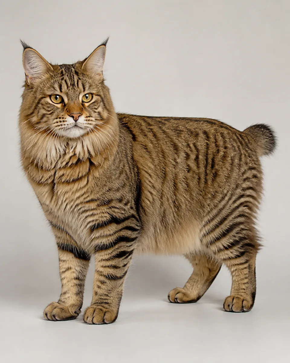 Pixiebob Longhair: полный рост, студийная серия